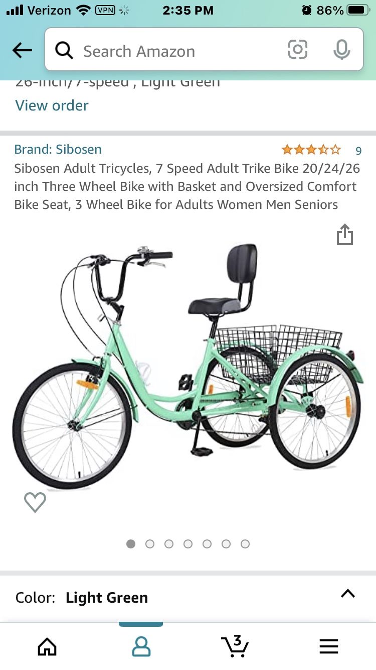 Brand New 7 Speed Adult Bicycle. Never Used. Just Opened Box  