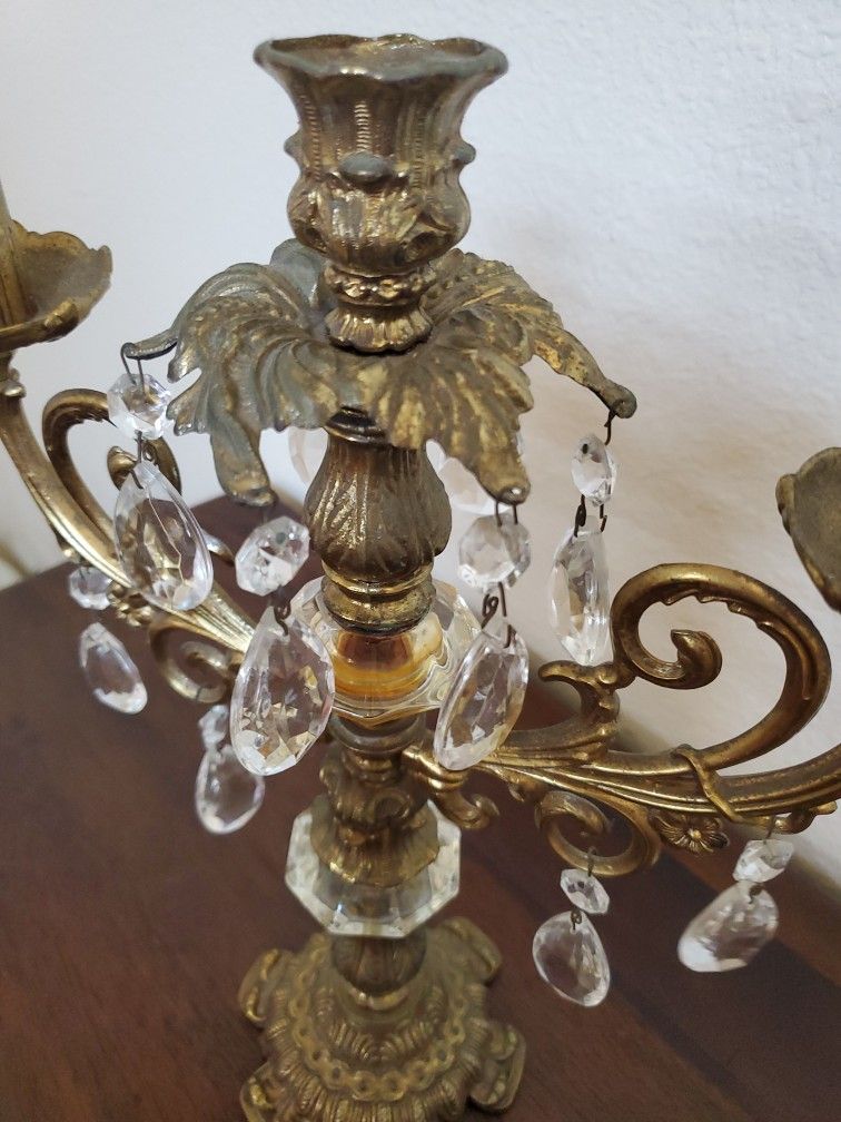 Vintage Brass Candelabra