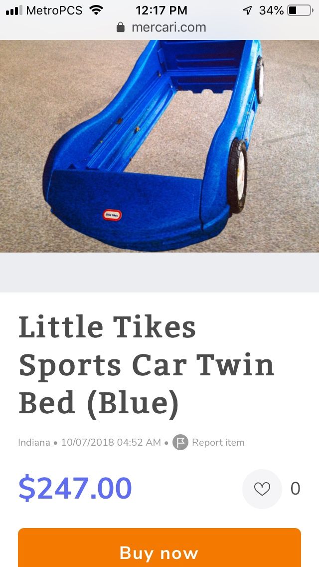 Little Tikes blue race car toddler bed for Sale in Phoenix, AZ OfferUp