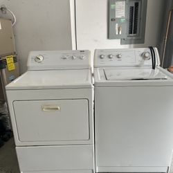 Whirlpool Washer & Dryer Selling as Set