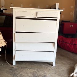 DIY - White Dresser In Need Of Repair