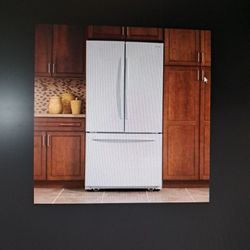 Refrigerator Bottom Freezer LG French Doors