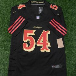 San Francisco 49ers Fred Warner Rivalries Collection Jersey Men’s Small