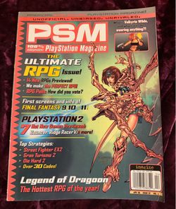 Vintage PSM April 2000 Vol. 4  #32 PlayStation Magazine Wilde Legend Of Dragoon