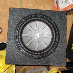 12 Kicker Comp  New Box 