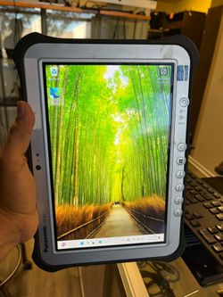 Panasonic FZ-G1 laptop/tablet touchscreen I5-3437 @ 1.90ghz  8GB RAM  180 GB SSD  WIN 11 pro.  No trades, pick up only