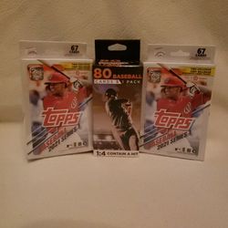 Baseball Card Sealed Lot - Topps Baseball 2021 Series 1 & Custom Pack