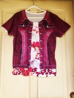 Blusa c/ligo de chleco L