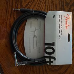 Fender 10ft Angled Instrument Cable