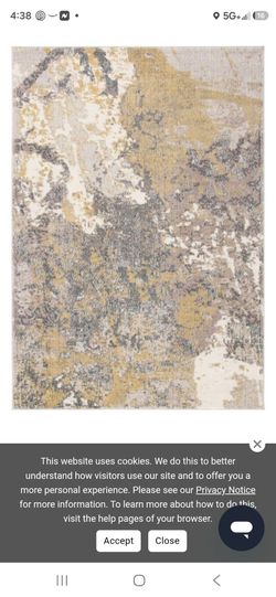 8x10 area rug (never used)