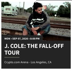 2: floor seats for J. Cole