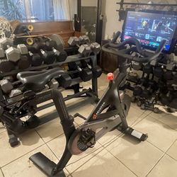 PELOTON  BIKE  :  FULL FUNCTIONAL /  HARDLY  EVER USED 
       SPIN BIKE  /  RECUMBENT BIKE / CYCLING EQUIPMENT / EXERCISE BIKE  
