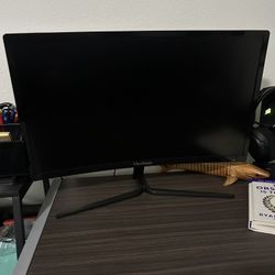 ViewSonic VX2458-C-MHD 24” Curved Gaming Monitor – 144Hz, 1ms Response Time