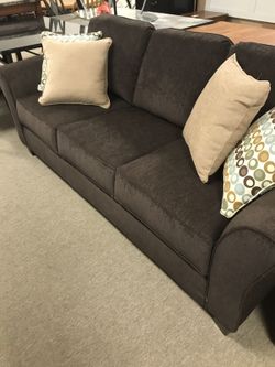 New chocolate Serta Sofa! More saves on Sectional Couch And Loveseat Set and more