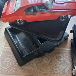 Model Cars - 1969 Pontiac GTO Judge & 1968 Roadrunner & Case & Stand