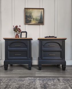 Refinished nightstand set (2)