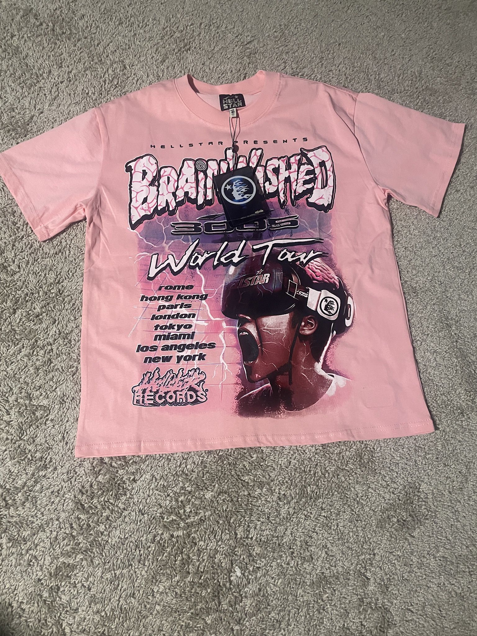HellStar Brainwashed World Tour shirt