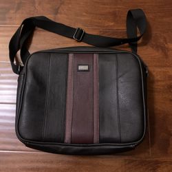 Authentic Ted Baker Messenger Webbing Document Bag, with Logo signature stripe