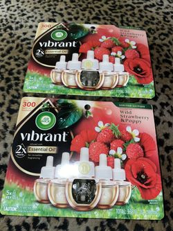 2🔥5 Pack Of Air Wick  Vibrant 2x Refills Both For $30 Firm On Price
