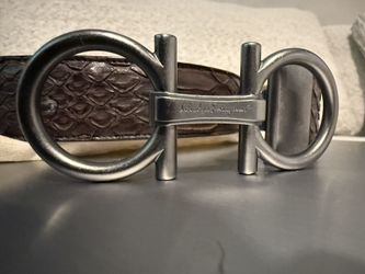 Ferragamo Python Snake Skin Belt