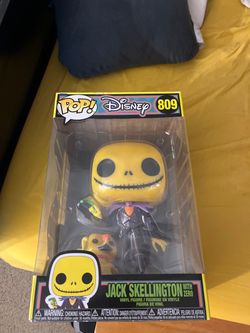 Funko pop jumbo Disney jack skellington