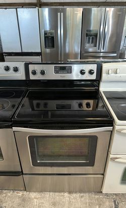 Whirlpool Stainless Steel Electric Range GlassTop