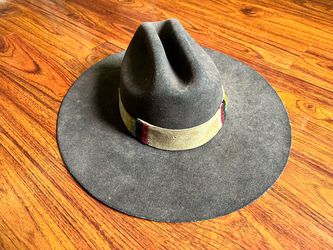 Wool Cowboy Hat w/ Beaded Band