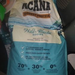 Acana Wild Atlantic Recipe Dry Dog Food – 25 lb Bag (Brand New, Unopened