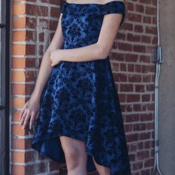 Teeze Me Blue High-low Formal Dress