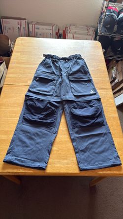 New Nike Acg Smith Summit Cargo Pants To Shorts Convertible Blue Men’s S Small