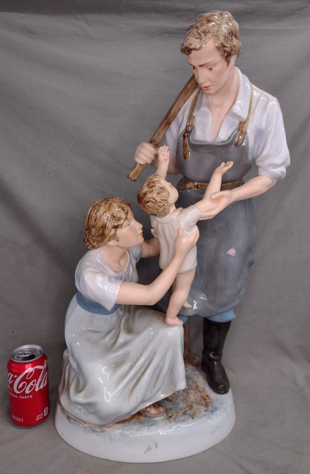 Royal Dux "Blacksmith Family"