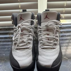 Jordan 12 Retro White Dark Grey (GS)