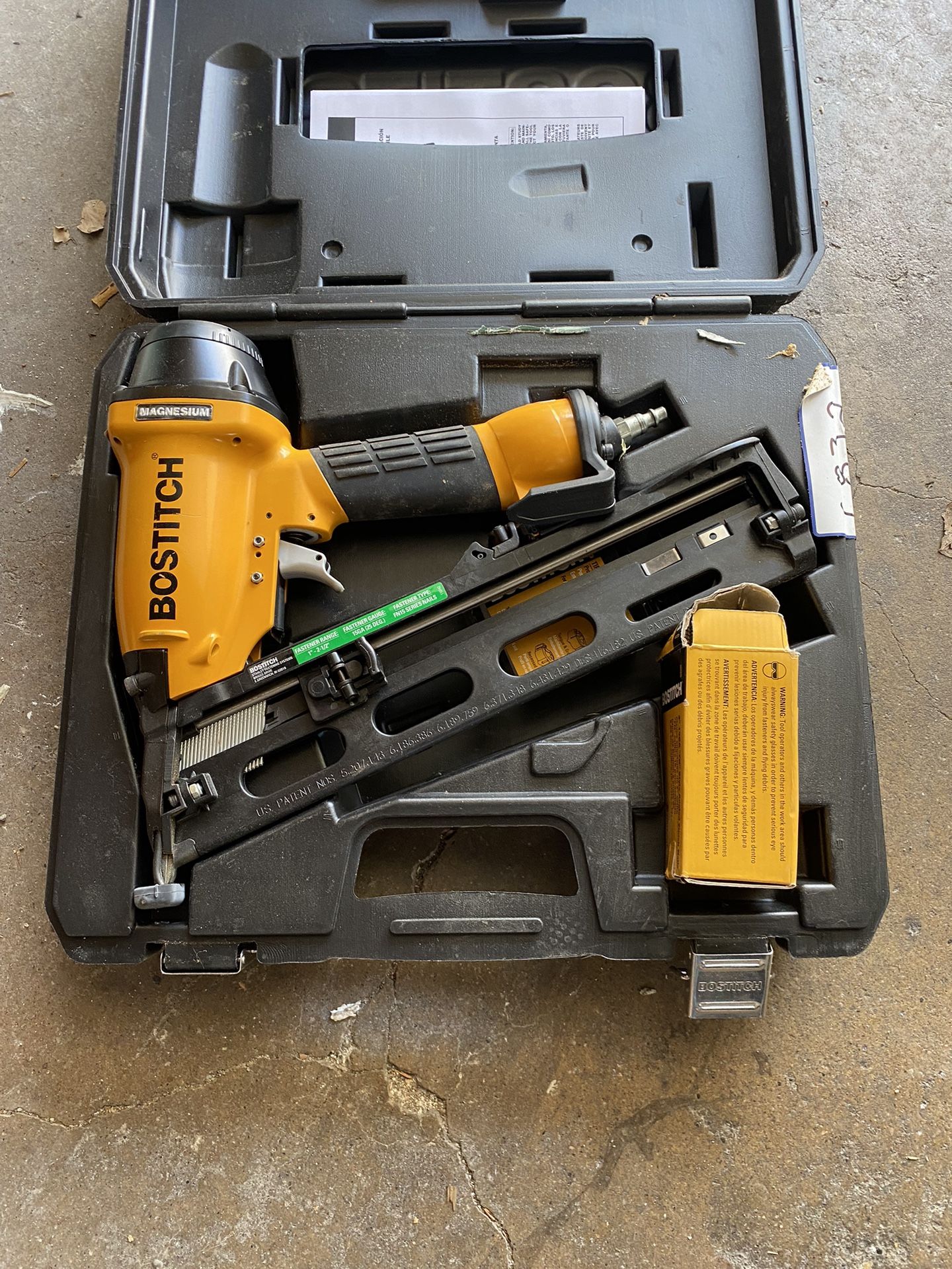 Finished Nailer And Compressor