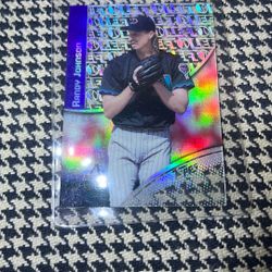 Randy Johnson Refractor Holofx Topps baseball Card 