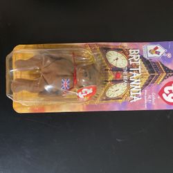 TY BRITANNIA NEW IN BOX RARE ERROR  TAG!!