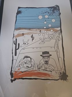 Tribeca West Large Framed Breaking Bad RV Art Print (37.5" x 27.5")