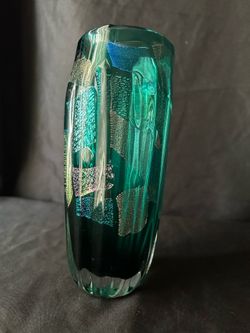 Studio Art Glass Vase, signed