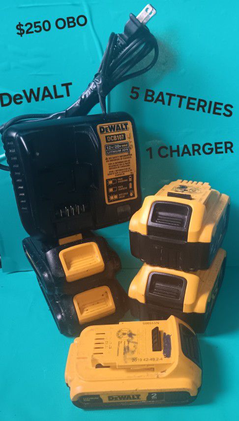 DeWalt Battery Bundle