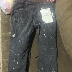 Size 34 Purple Jeans 