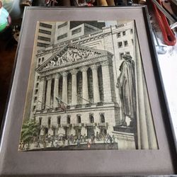 New York Stock exchange Metal frame 