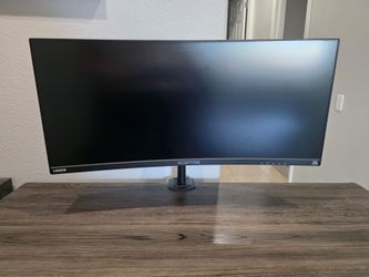 Sceptre HD Wide screen monitor w/monitor desk mount
