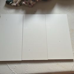 3 white wood pieces 7$ each piece 18$ if bought together