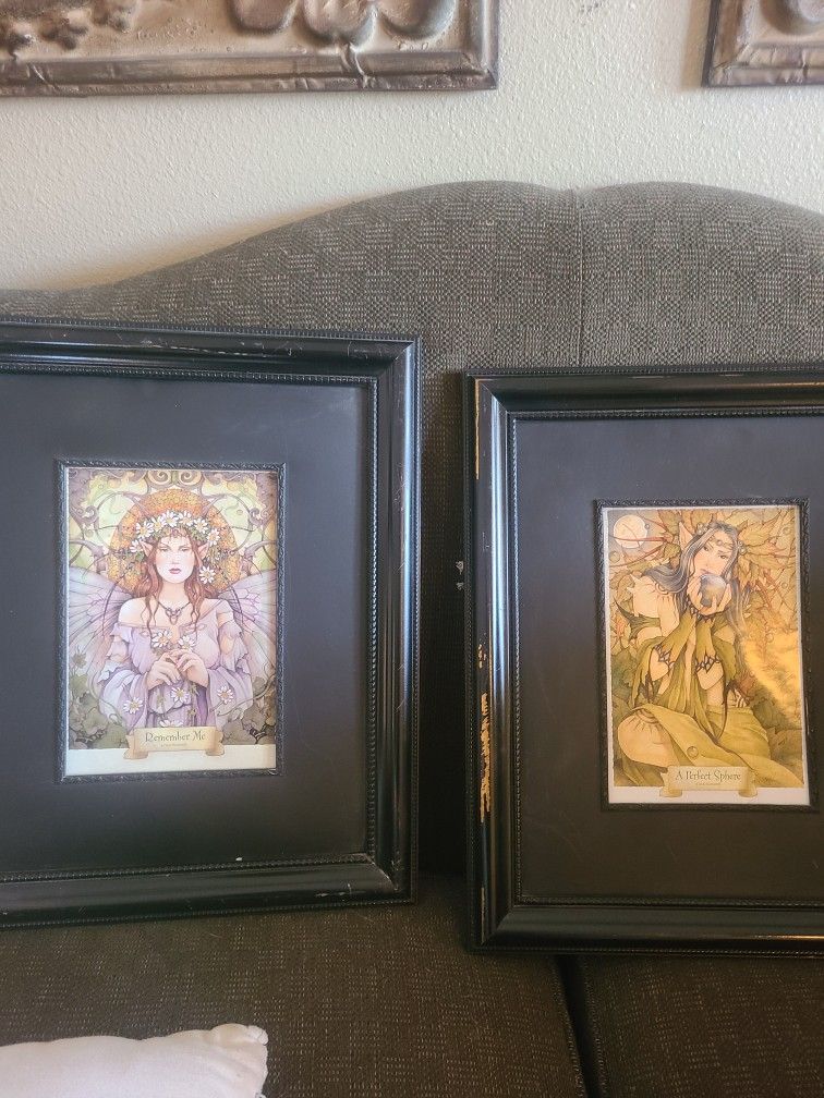 Woodland Fantasy Fairy Prints 10 Dollars For Both