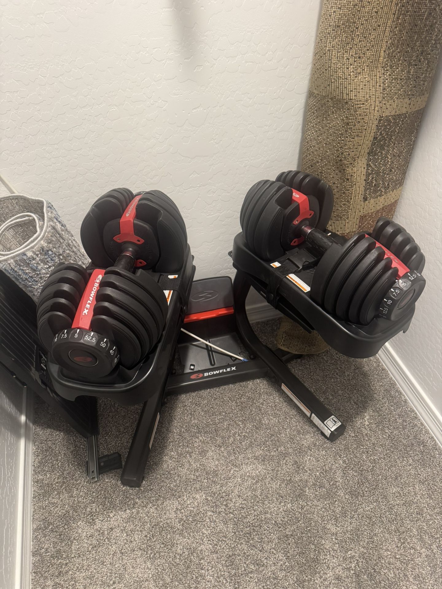 Bowflex 50lbs Weights/Stand and Elliptical $500