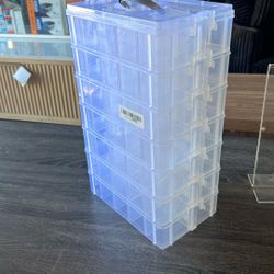 Brand: InsCraft – 7 Layers Stackable Organizer – Only $15!  Great for toys, crafts, beads, screws, sewing supplies, office items, and more.  ✨ Feature