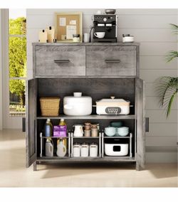 Kitchen cabinet storage / coffee bar