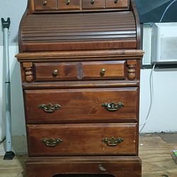 Roll Top Desk Cabinet