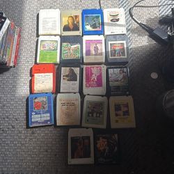 Vintage 8 track music cassettes 10$ each