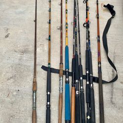 Fishing Rods and Fishing Net