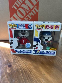 Funko Pop Ad Icons ICEE Polar Bear & Slush Puppie Set